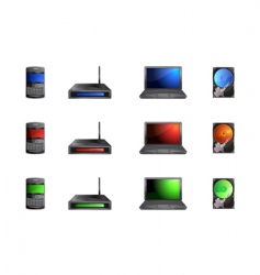 Computer icons vector image
