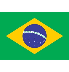 Brazilian flag vector image