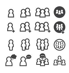 People icon vector image