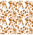 Seamless pattern with kids theme vector image