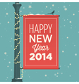 Happy new year card vector image