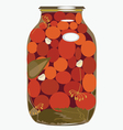 Bank of tomatoes vector image