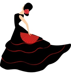 Flamenco dancer vector image