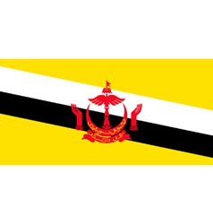 Bruneian flag vector image
