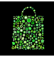 Bag shape vector image
