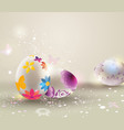 Easter light background vector image