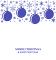 Blue ball card Blue ball card vector image