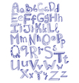 Abc hand drawn vector image