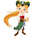 Pirate Girl vector image