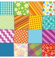 Quilt Patchwork Texture Seamless Pattern vector image