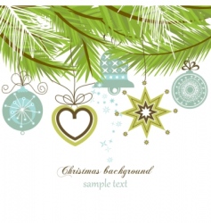 Christmas background vector image