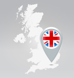 UK point map vector image