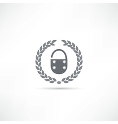 Lock icon vector image