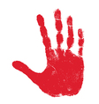 Handprint vector image