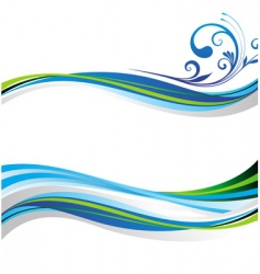 Summer natural background vector image