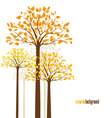 Trees vector image