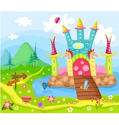 Castle vector image