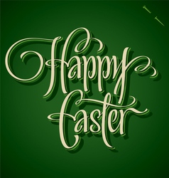 HAPPY EASTER hand lettering vector image