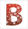 B Letter vector image