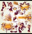 Party urban elements vector image