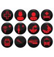 Medical icons vector image