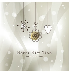 New year card vector image