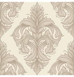 Vintage baroque seamless pattern Royalty Free Vector Image