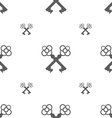 Vintage Key Silhouette Seamless Pattern Vintage Key Silhouette Seamless Pattern vector image