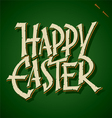 HAPPY EASTER hand lettering vector image