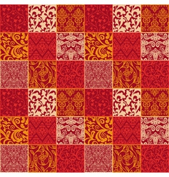 Bright floral seamless pattern - vector image