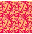 Abstract red tied ribbon seamless isolated vector image