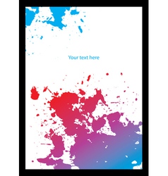 Spot grunge design vector image