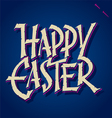 HAPPY EASTER hand lettering vector image