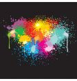 Grunge splatter banner vector image