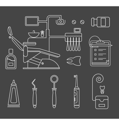 Dentist icon vector image