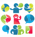 Talk and communication vector image