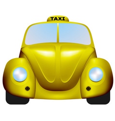 Retro taxi vector image