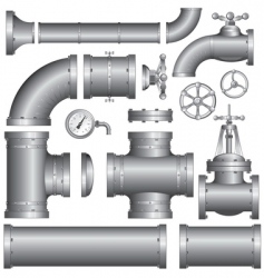 Pipeline vector image