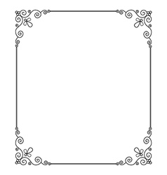 Scroll border Scroll border vector image