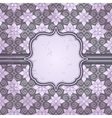 Vintage pattern and frame for design vector image