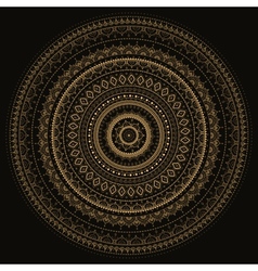 Mandala Indian decorative pattern vector image
