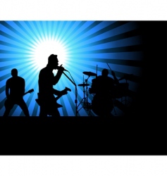 Rock group vector image