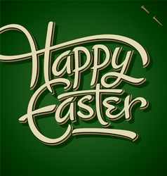 HAPPY EASTER hand lettering HAPPY EASTER hand lettering vector image