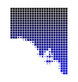 Map of South Australia vector image