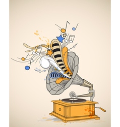 Gramophone Gramophone vector image