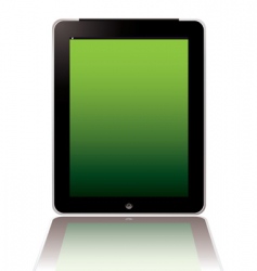Computer tablet vector image