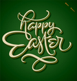 HAPPY EASTER hand lettering vector image