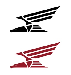 Predatory eagle for tattoo design vector image