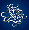 HAPPY EASTER hand lettering vector image