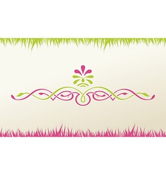 Calligraphic Design Element and page decoration Calligraphic Design Element and page decoration vector image